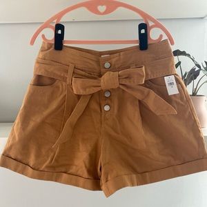NWT Gap Paperbag Shorts